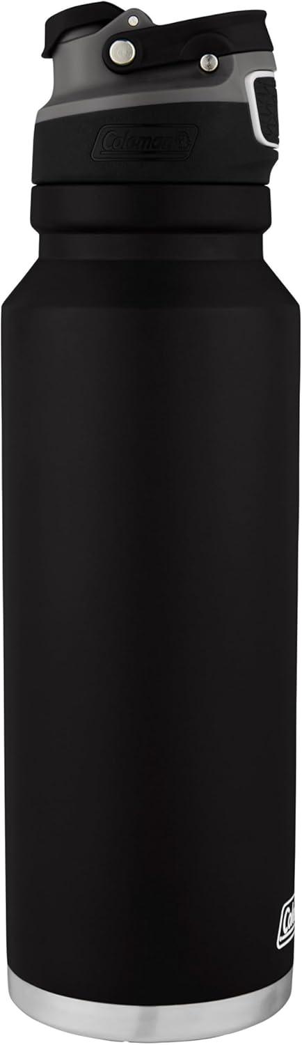 imageColeman Autoseal FreeFlow Stainless Steel Water Bottle Black 40 oz