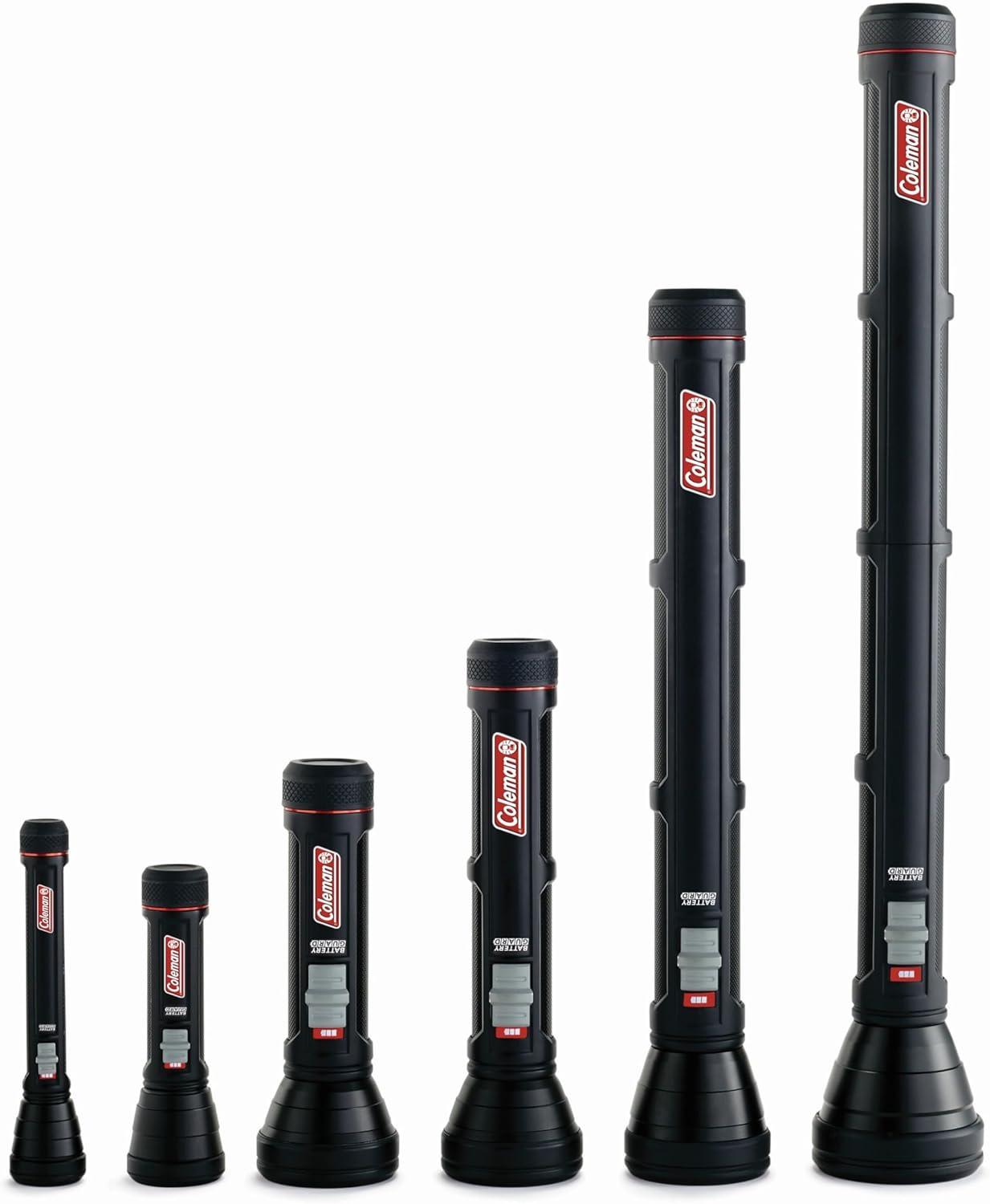 imageColeman LED Flashlight with Enhanced Battery Protection WaterResistant Batteries Last up to 25 Longer Than Other Flashlights Great for Camping Power Outage Emergencies ampamp More325 Lumens
