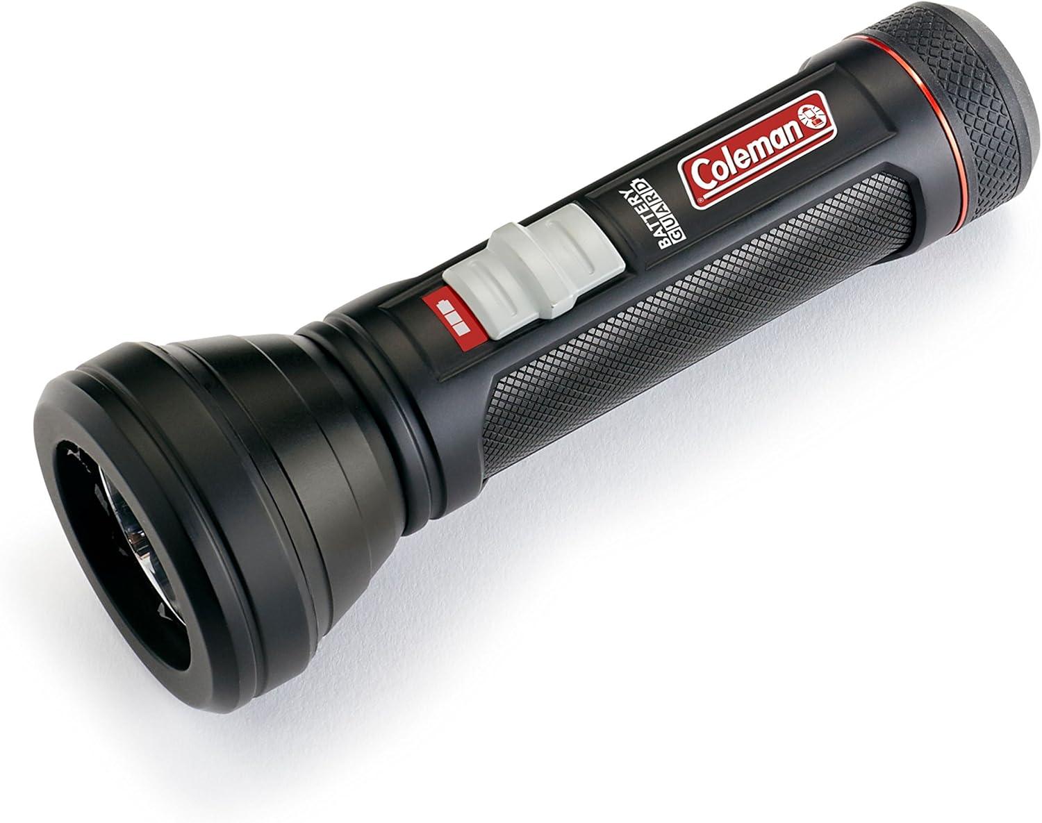 imageColeman LED Flashlight with Enhanced Battery Protection WaterResistant Batteries Last up to 25 Longer Than Other Flashlights Great for Camping Power Outage Emergencies ampamp More500 Lumens