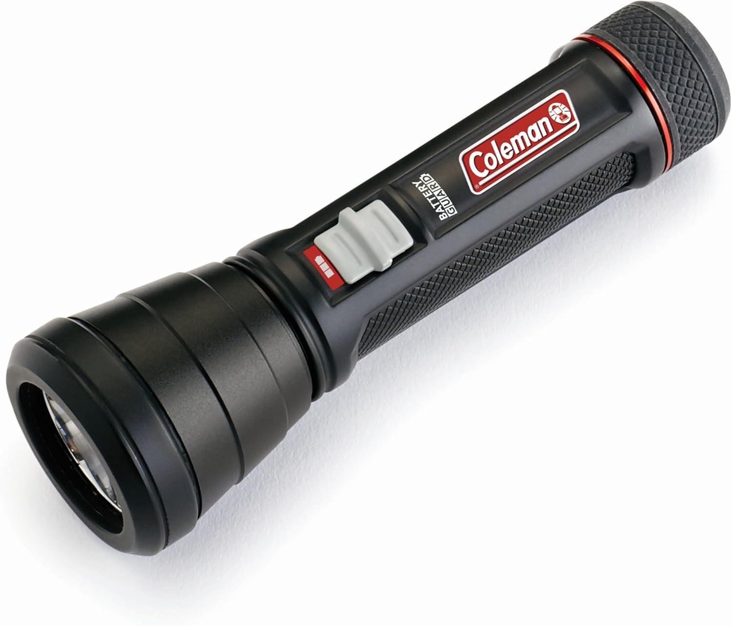 imageColeman LED Flashlight with Enhanced Battery Protection WaterResistant Batteries Last up to 25 Longer Than Other Flashlights Great for Camping Power Outage Emergencies ampamp More325 Lumens