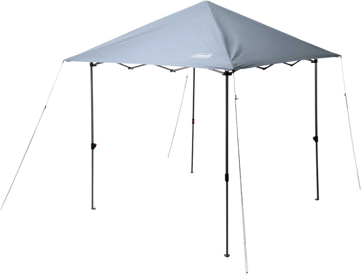 imageColeman Oasis Lite PopUp Canopy Tent with Side Wall Attachment Portable Shelter with Easy Setup ampamp Takedown Wheeled Carry Bag Included 7x710x10ft SizesFog