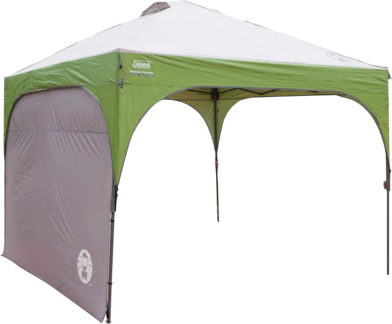 imageColeman Sidewall Accessory for 10x10ft PopUp Canopy Sun Shelters Removable Shelter Wall to Block Sun Wind ampamp Rain UPF 50 Sun ProtectionContains Pfas