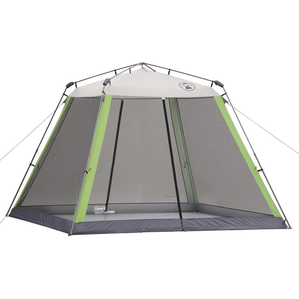 imageColeman Skylodge Portable Screenhouse with 1Minute Setup Screened Gazebo for BugFree Lounging Outdoor Sun Shade for Picnic Events Parties Camping ampamp MoreGray