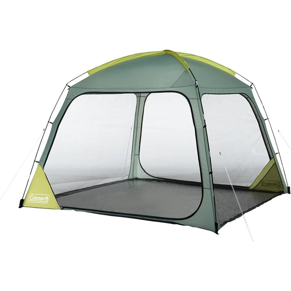 imageColeman Skyshade Screened Shelter with Easy Setup Lightweight Picnic Screen Room for BugFree Lounging Made of PFASFree MaterialsMoss