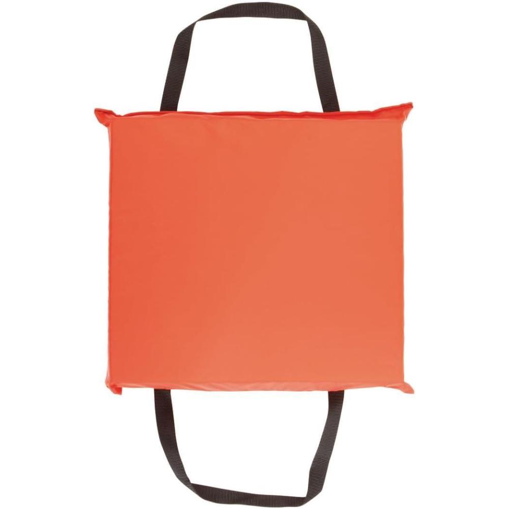 imageStearns Throwable Flotation Cushion USCGApproved Type IV PFD Boat Cushion Life Preserver Doubles as Comfortable Place to Sit Great for Boats Canoes Kayaks ampamp MoreOrange