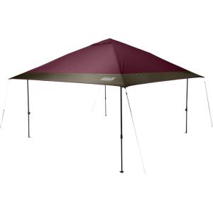 Coleman Oasis Instant Pop-Up Canopy Tent with Side Wall Attachment, Portable Shelter with Easy Setup & Takedown, Wheeled Carry Bag Included, 10×10/13x13ft Sizes(Blackberry)