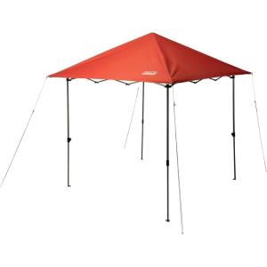 Coleman Oasis Lite Pop-Up Canopy Tent with Side Wall Attachment, Portable Shelter with Easy Setup & Takedown, Wheeled Carry Bag Included, 7×7/10x10ft Sizes(Red)