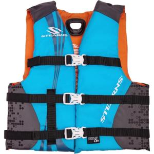STEARNS Life Jacket for Kids Weighing 50-90lbs, USCG-Approved Type III Life Vest for Children, Youth PFD for Boating, Swimming, Beach, Pool, & Watersports