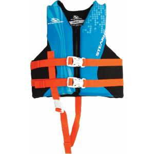 Stearns Adjustable Kids Life Jacket, USCG Approved PFD for Children Weighing 30-50lbs, Youth Life Vest for Boating, Swimming, Watersports, Pool, Beach, & More(Blue)