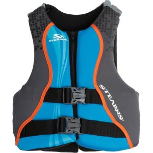 Stearns Kids Hydroprene Life Vest, USCG Approved Type III Life Vest for Kids Weighing 50-90lbs, Great for Pool, Beach, Boat, & More(Blue)