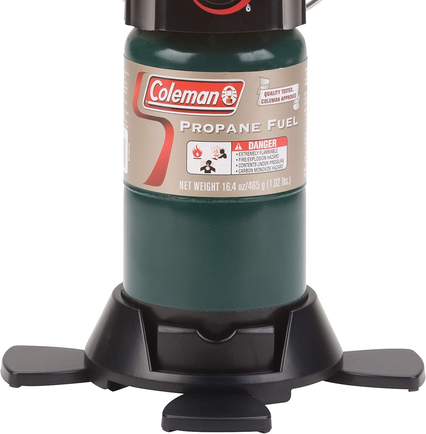 imageColeman 1000L Deluxe Propane Lantern Gas Lamp with Adjustable Brightness Pressure Control Carry Handle ampamp Mantles Included Great for Camping Hunting Power Outage ampamp MoreLantern