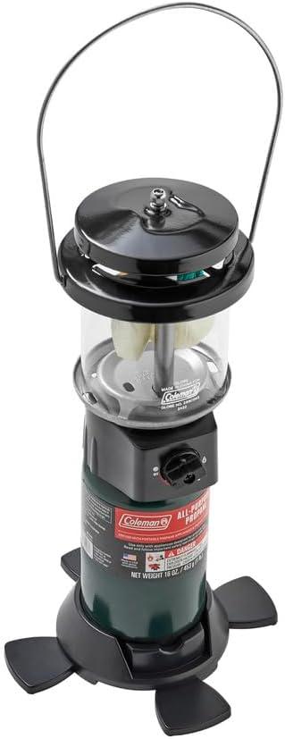 imageColeman 1000L Deluxe Propane Lantern with Carry Case Gas Lamp with Adjustable Brightness ampamp Collapsible Footed Base Great for Camping Hunting Power Outage ampamp More