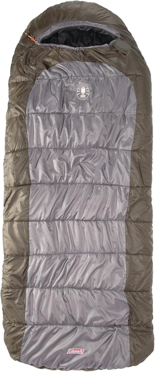 imageColeman Big Basin 15F Big ampamp Tall Sleeping Bag Cold Weather Sleeping Bag with SnagFree Zipper ampamp Better Heat Retention Machine WashablePfasfree
