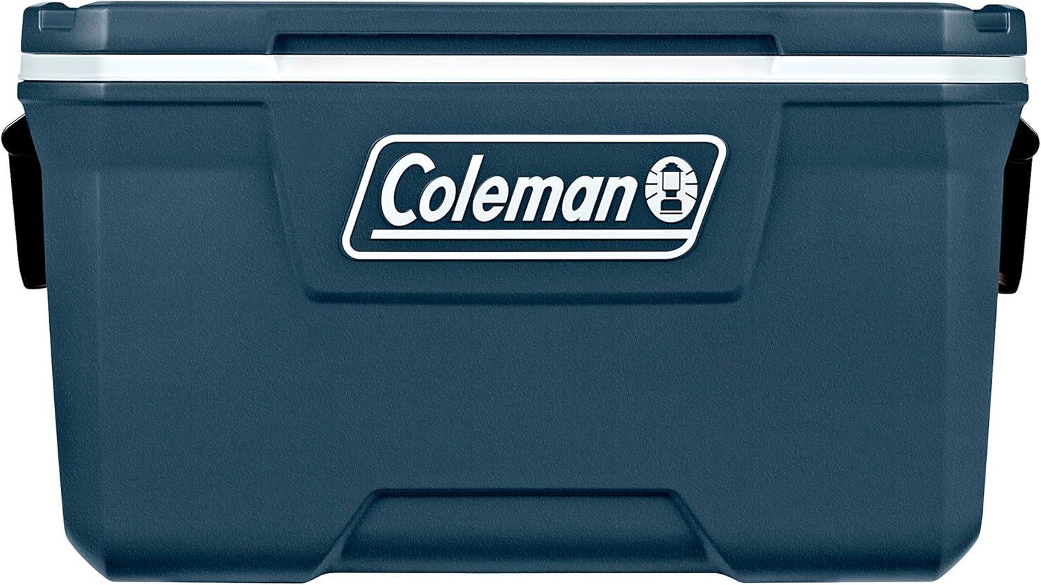 imageColeman Classic Series Insulated Portable Cooler LeakResistant Outdoor Hard Cooler Keeps Ice up to 5 Days 5270120150 QuartSpace Blue