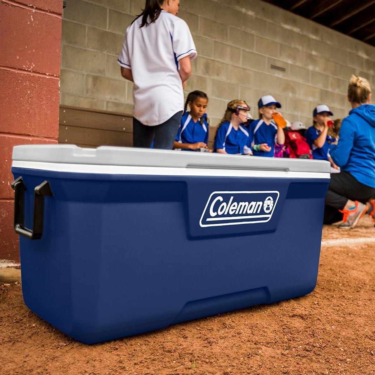 imageColeman Classic Series Insulated Portable Cooler LeakResistant Outdoor Hard Cooler Keeps Ice up to 5 Days 5270120150 QuartTwilight