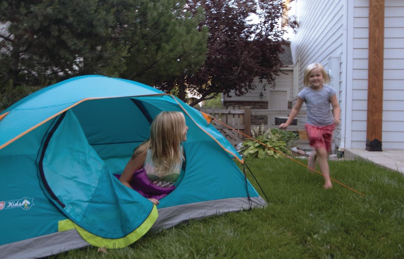 imageColeman Kids Wonder Lake Tent with Rainfly Sets Up in About 10 Minutes 2Person GlowinTheDark Tent for Campsite Backyard or Indoor UseContains Pfas