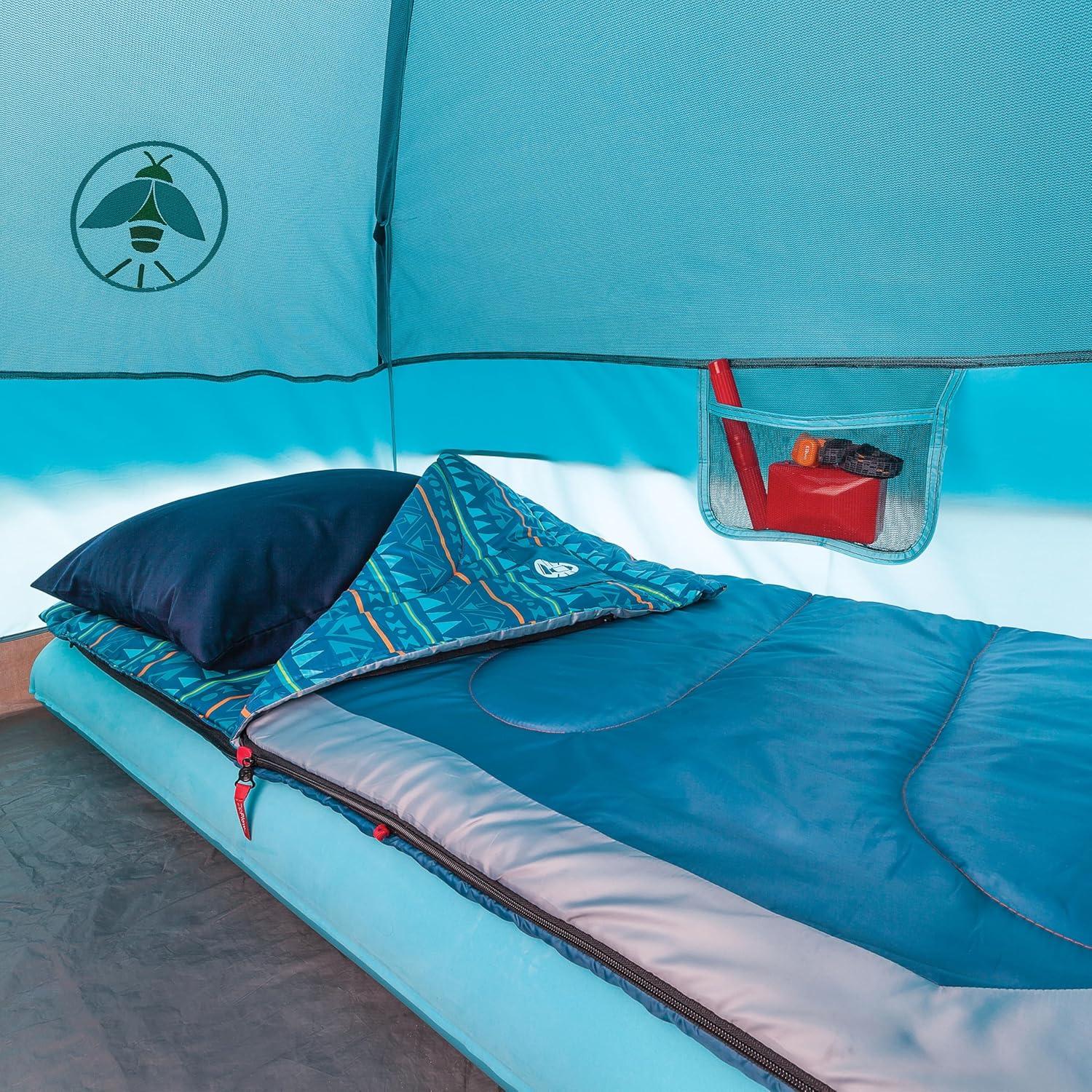 imageColeman Kids Wonder Lake Tent with Rainfly Sets Up in About 10 Minutes 2Person GlowinTheDark Tent for Campsite Backyard or Indoor UsePfasfree