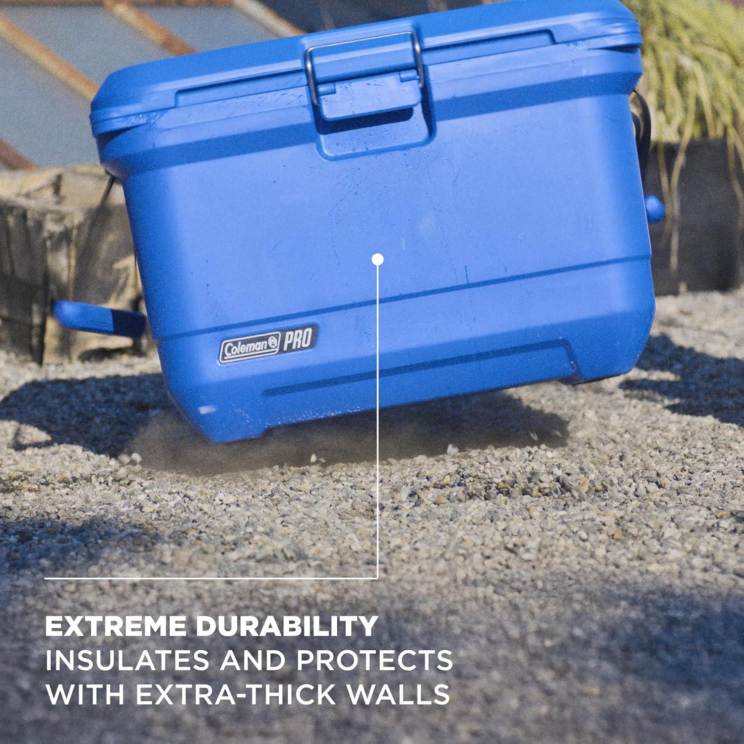 imageColeman Pro HeavyDuty 25qt UltraLight Premium Hard Cooler ExtraThick Insulation Keeps Ice up to 3 Days 36Can CapacityNeptune