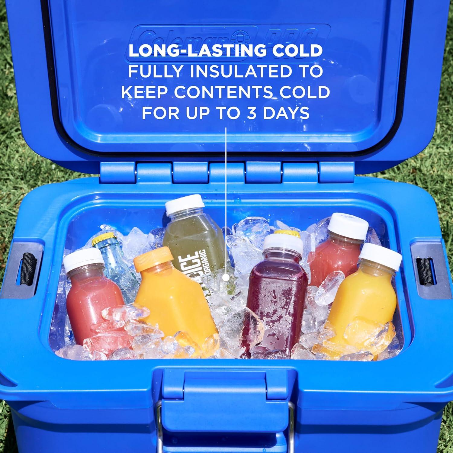 imageColeman Pro HeavyDuty 25qt UltraLight Premium Hard Cooler ExtraThick Insulation Keeps Ice up to 3 Days 36Can CapacityNeptune