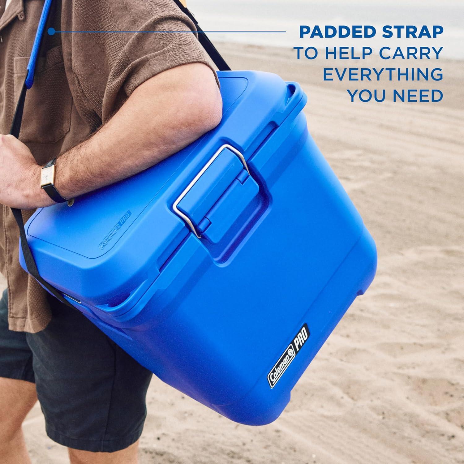 imageColeman Pro HeavyDuty 25qt UltraLight Premium Hard Cooler ExtraThick Insulation Keeps Ice up to 3 Days 36Can CapacityNeptune