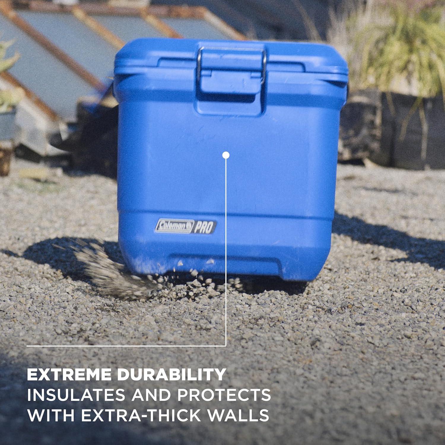 imageColeman Pro HeavyDuty 25qt UltraLight Premium Hard Cooler ExtraThick Insulation Keeps Ice up to 3 Days 36Can CapacityNeptune