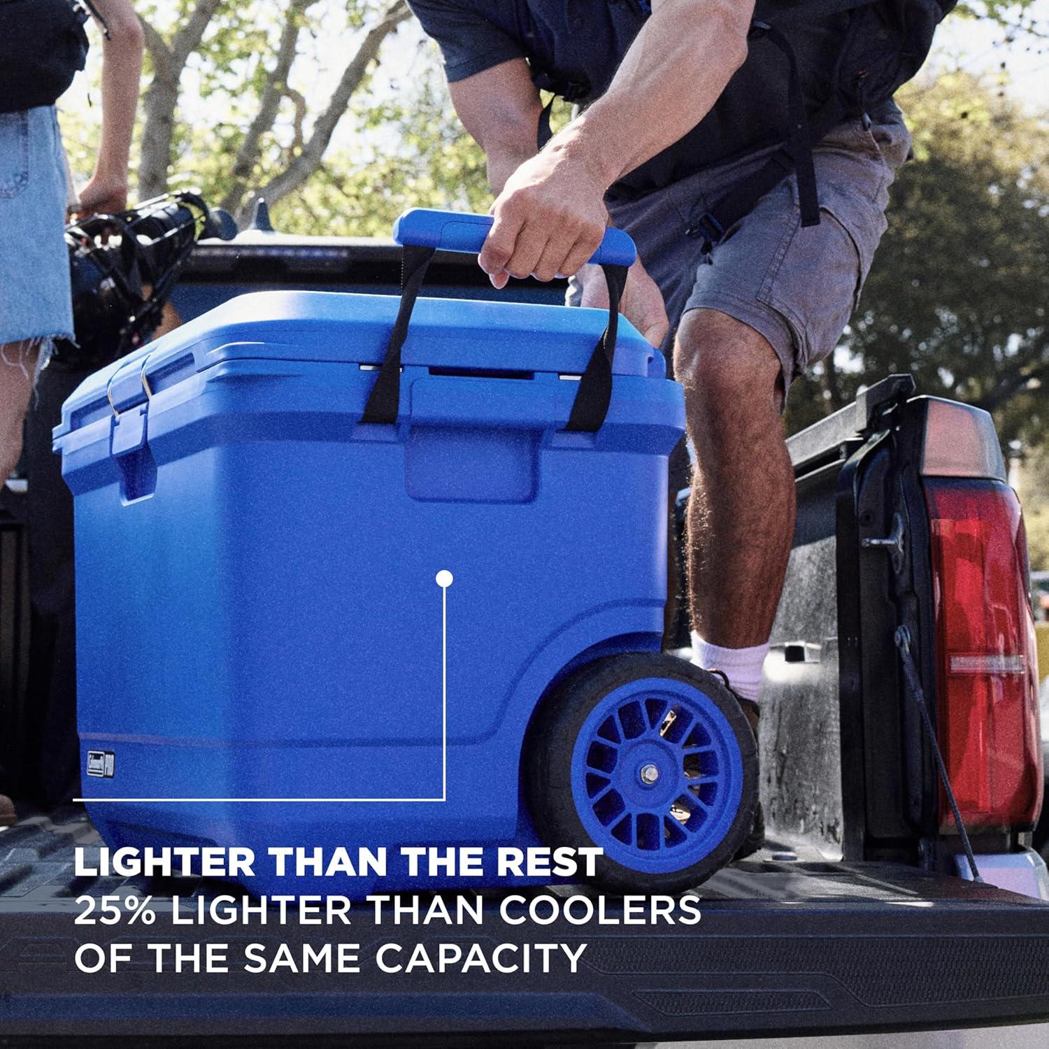 imageColeman Pro HeavyDuty 25qt UltraLight Premium Hard Cooler ExtraThick Insulation Keeps Ice up to 3 Days 36Can CapacityNeptune