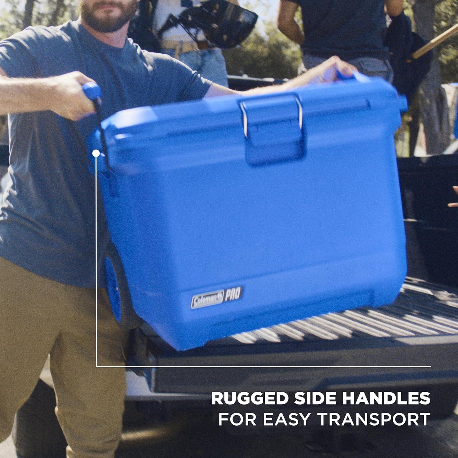 imageColeman Pro HeavyDuty 25qt UltraLight Premium Hard Cooler ExtraThick Insulation Keeps Ice up to 3 Days 36Can CapacityNeptune