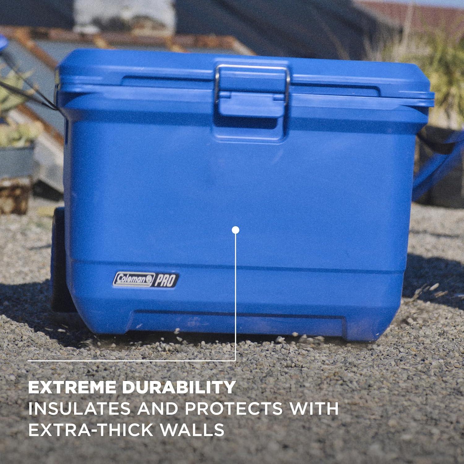 imageColeman Pro HeavyDuty 25qt UltraLight Premium Hard Cooler ExtraThick Insulation Keeps Ice up to 3 Days 36Can CapacityNeptune