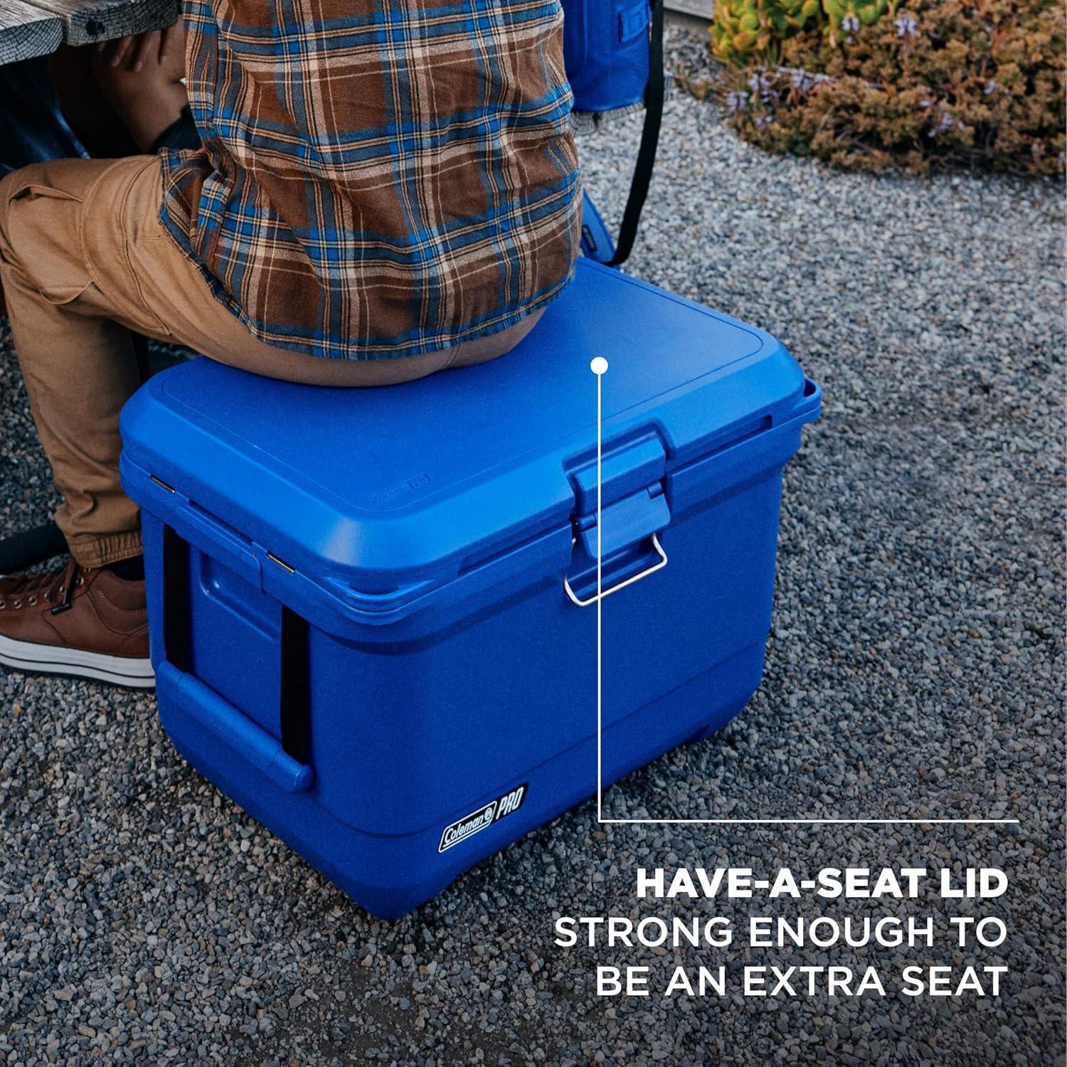 imageColeman Pro HeavyDuty 25qt UltraLight Premium Hard Cooler ExtraThick Insulation Keeps Ice up to 3 Days 36Can CapacityNeptune