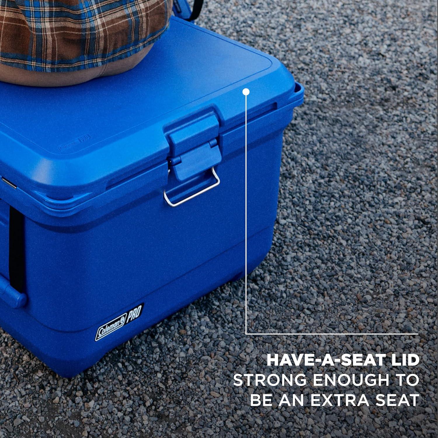 imageColeman Pro HeavyDuty 25qt UltraLight Premium Hard Cooler ExtraThick Insulation Keeps Ice up to 3 Days 36Can CapacityNeptune
