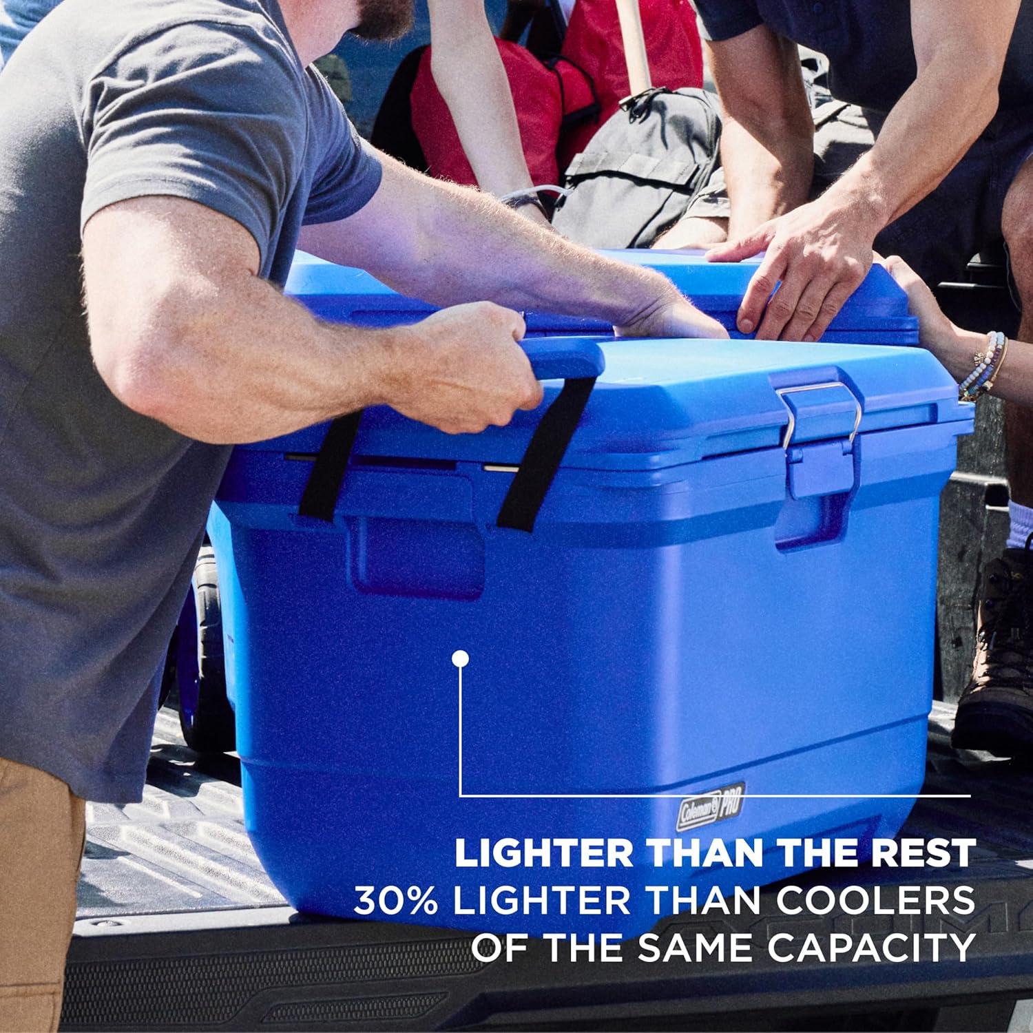 imageColeman Pro HeavyDuty 25qt UltraLight Premium Hard Cooler ExtraThick Insulation Keeps Ice up to 3 Days 36Can CapacityNeptune