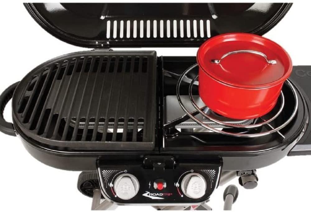 imageColeman RoadTrip Swaptop Steel Stove Grate RustResistant Steel Cooktop for Coleman RoadTrip Grills Easily Fits 12in Pan Great for Camping Tailgating Grilling ampamp More