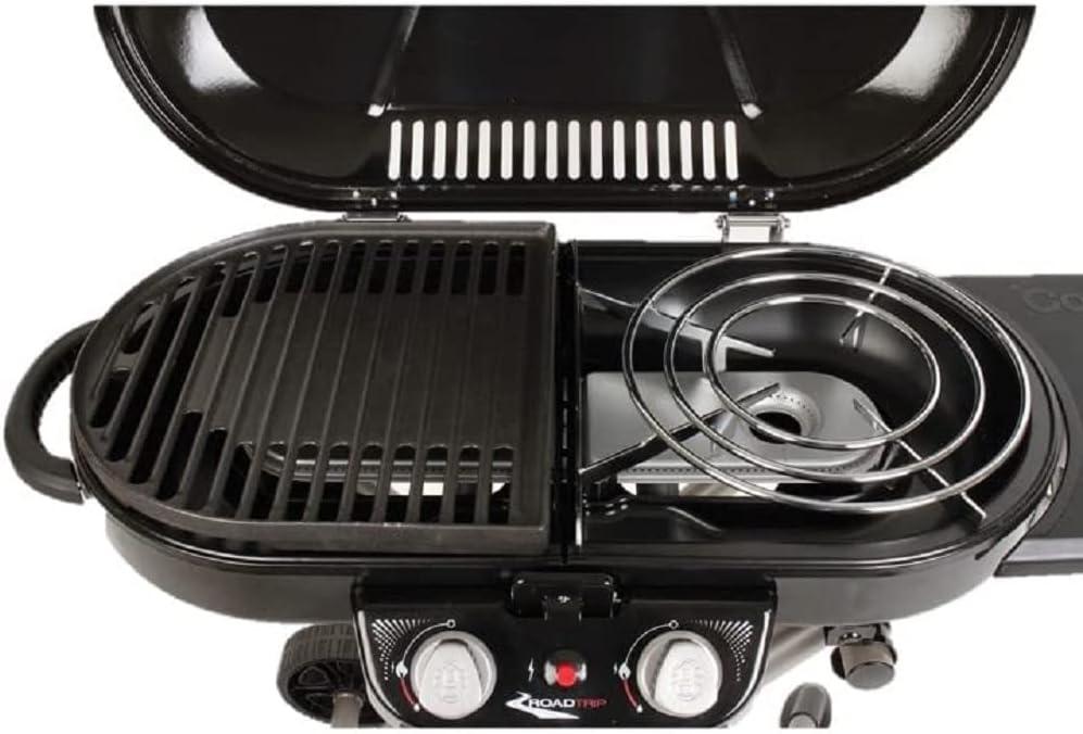imageColeman RoadTrip Swaptop Steel Stove Grate RustResistant Steel Cooktop for Coleman RoadTrip Grills Easily Fits 12in Pan Great for Camping Tailgating Grilling ampamp More