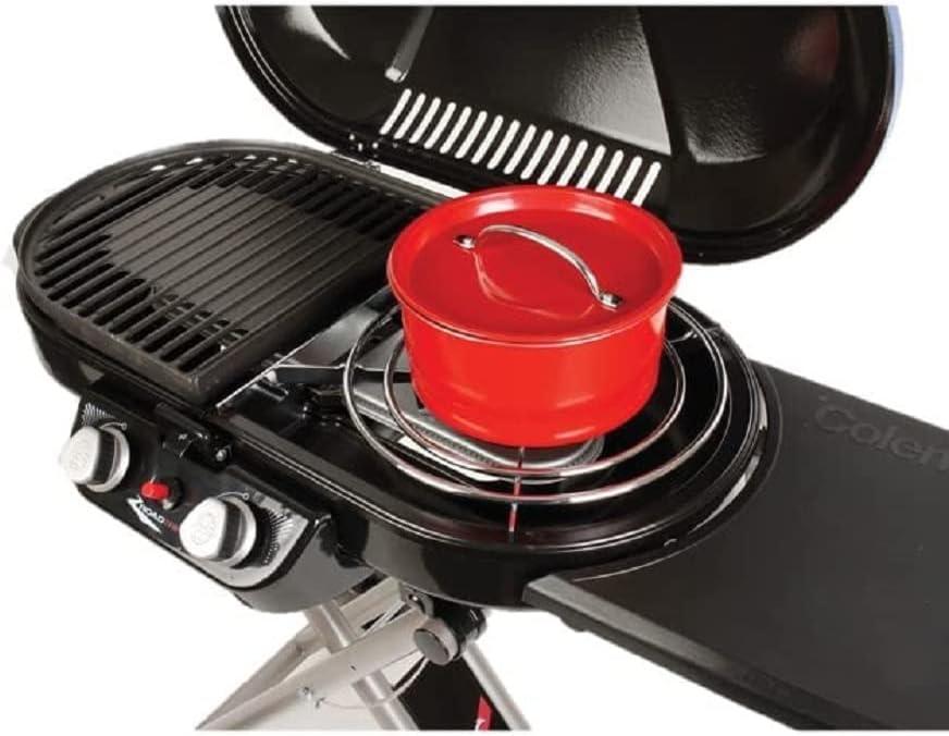 imageColeman RoadTrip Swaptop Steel Stove Grate RustResistant Steel Cooktop for Coleman RoadTrip Grills Easily Fits 12in Pan Great for Camping Tailgating Grilling ampamp More