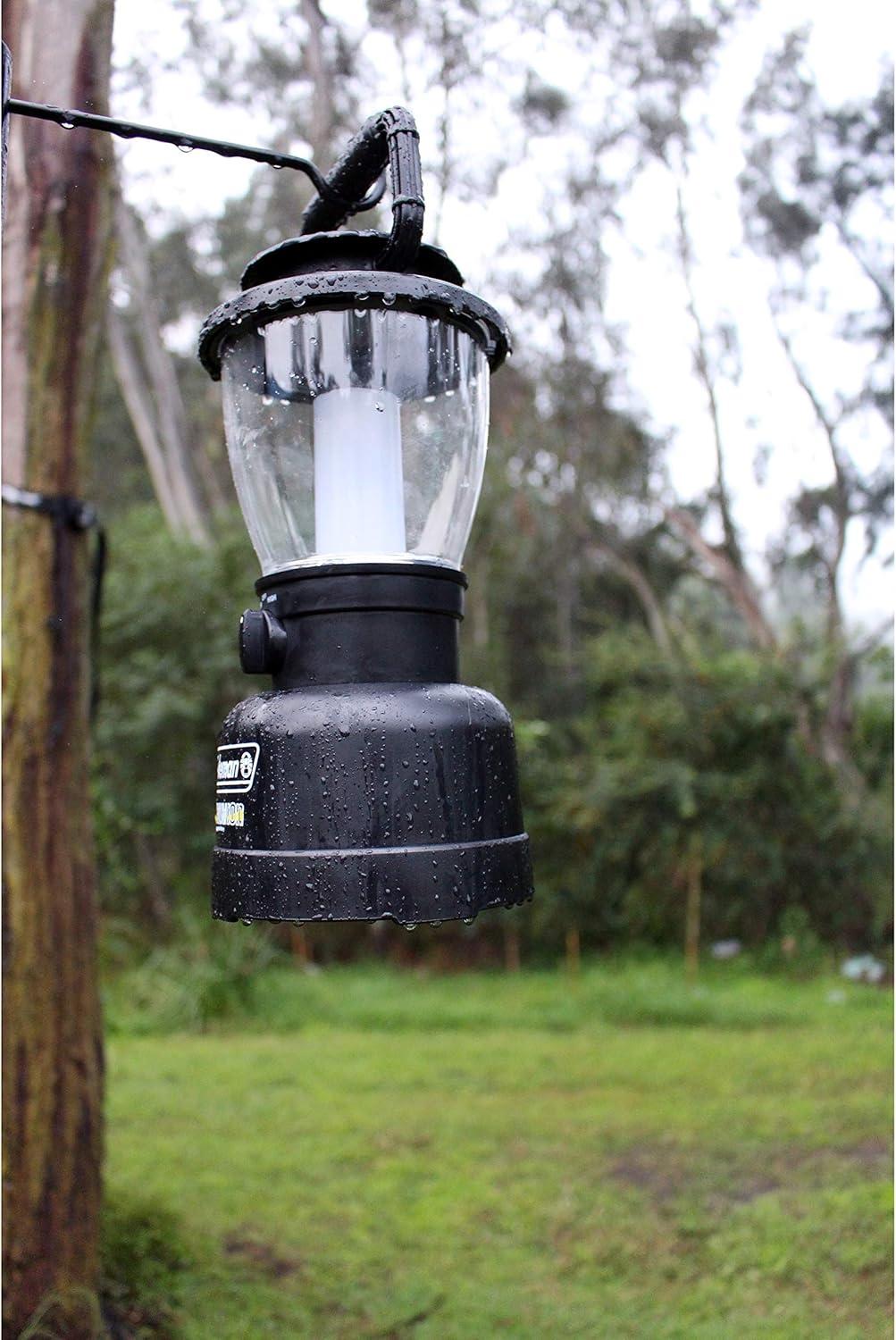 imageColeman Rugged Rechargeable 400 Lumens LED Lantern Impact ampamp WaterResistant Lantern with USB Charging Port Lifetime LEDs Never Need ReplacingElectric Lantern