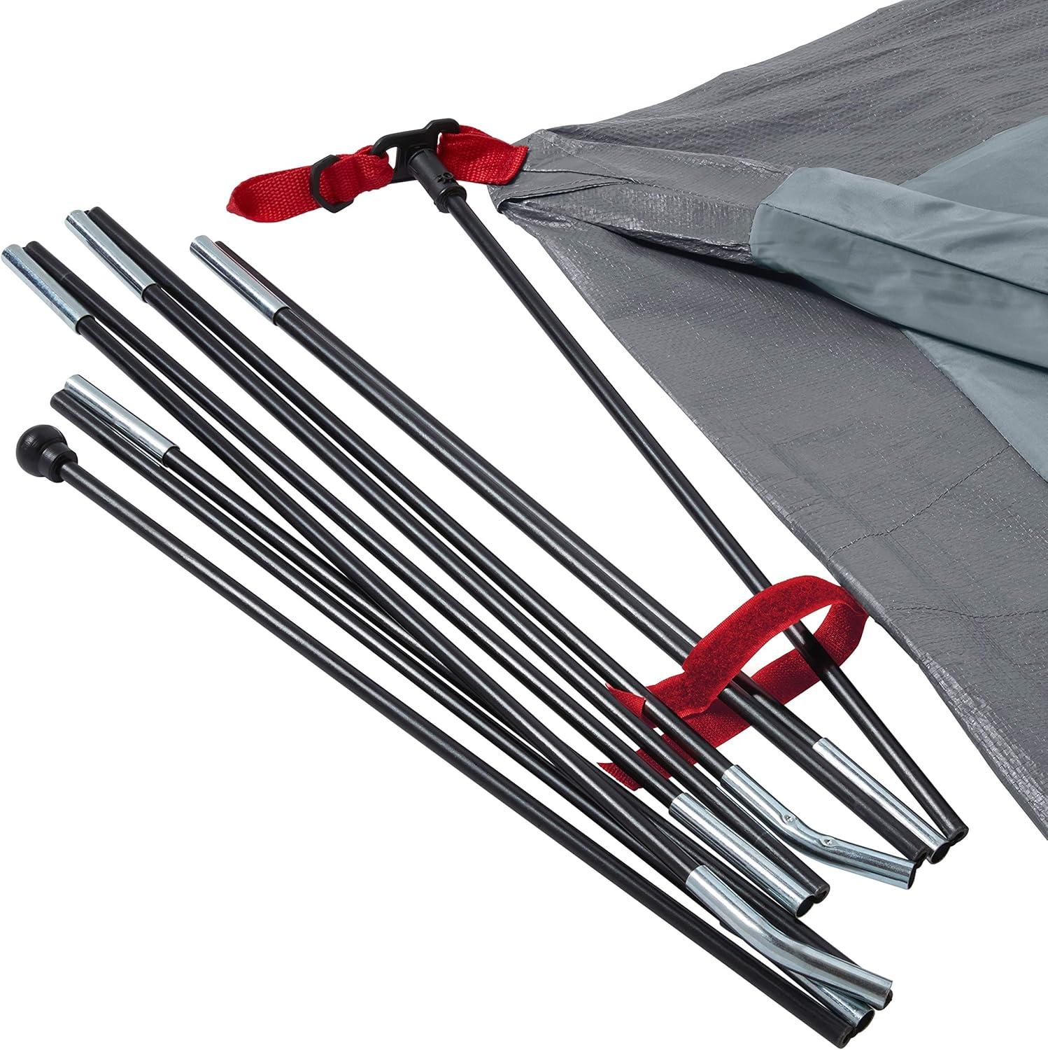 imageColeman Skydome Tent with 5 Minute Setup 2468Person Weatherproof Tent with Rainfly ampamp Carry Bag 20 More Headroom Than Traditional CanopiesBlue
