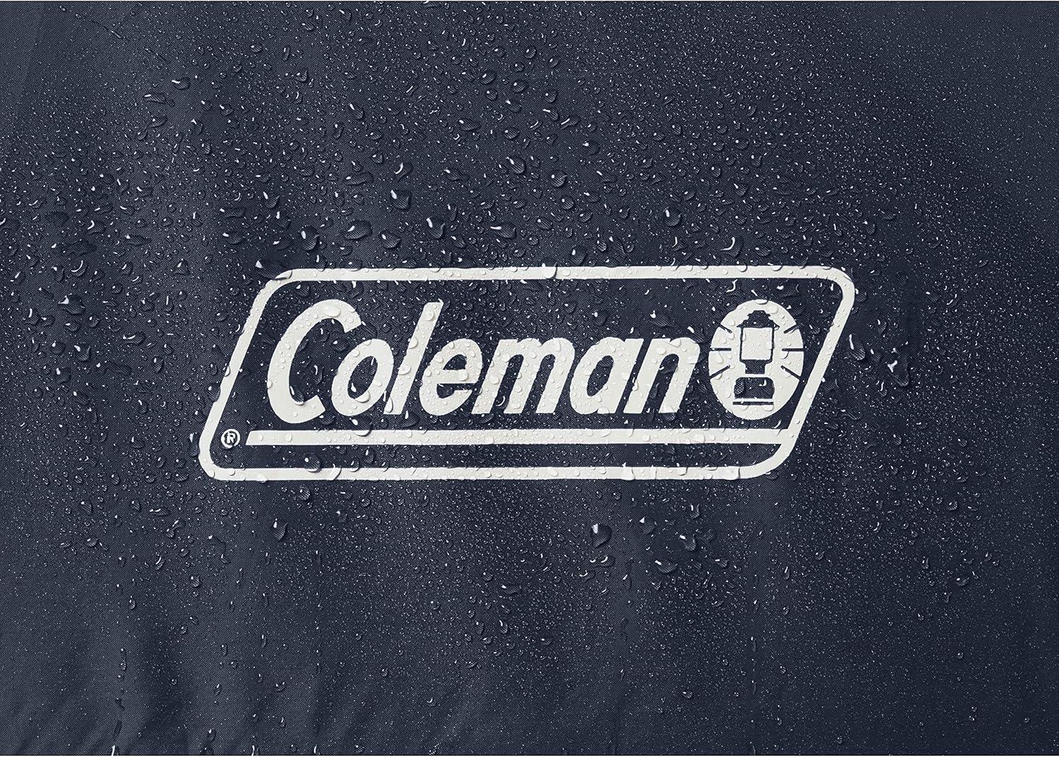 imageColeman Skydome Tent with 5 Minute Setup 2468Person Weatherproof Tent with Rainfly ampamp Carry Bag 20 More Headroom Than Traditional CanopiesBlue