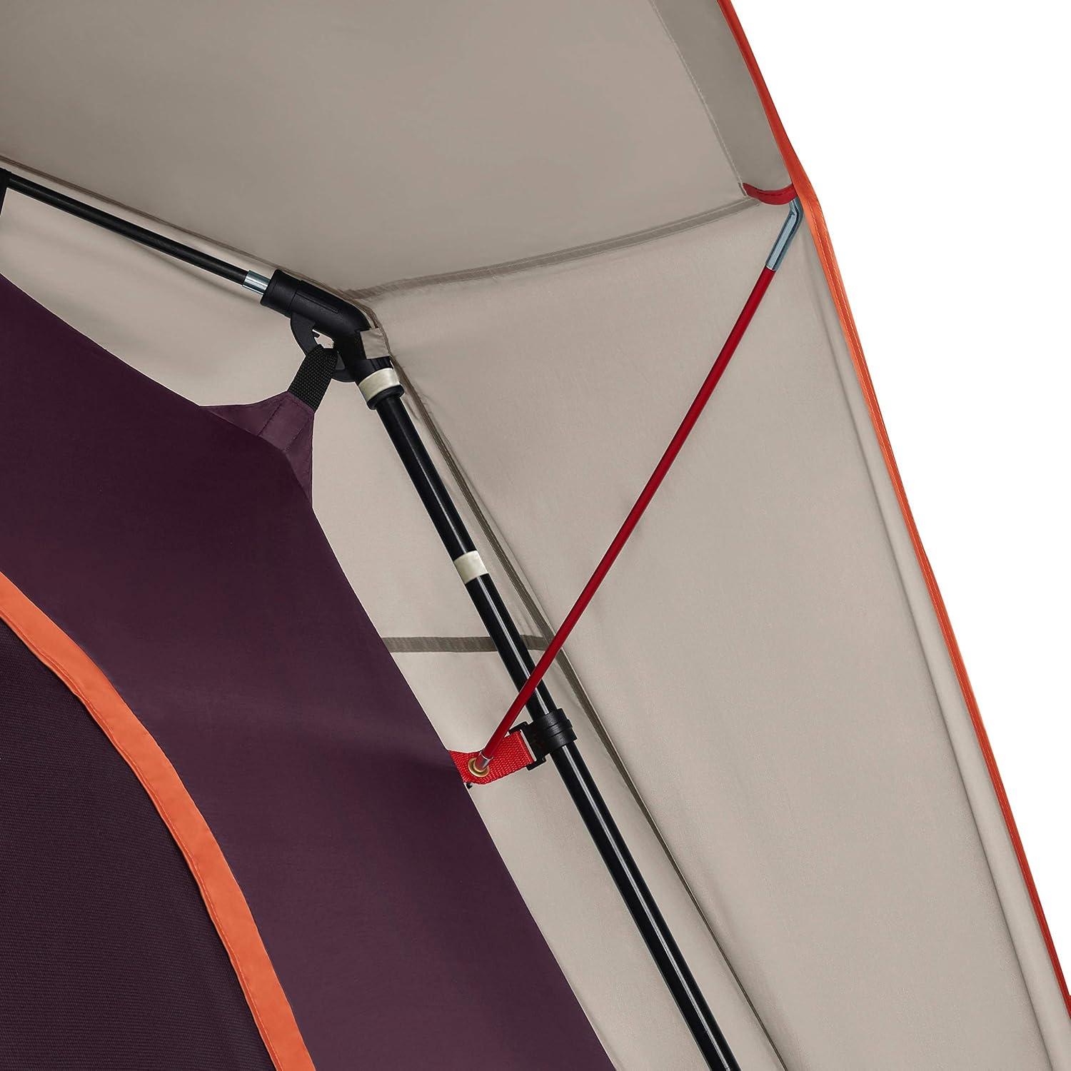 imageColeman Skylodge 10Person Family Tent Weatherproof XL Tent with Rainfly ampamp Room Divider Fits 4 QueenSized Airbeds Made of PFASFree MaterialsContains Pfas