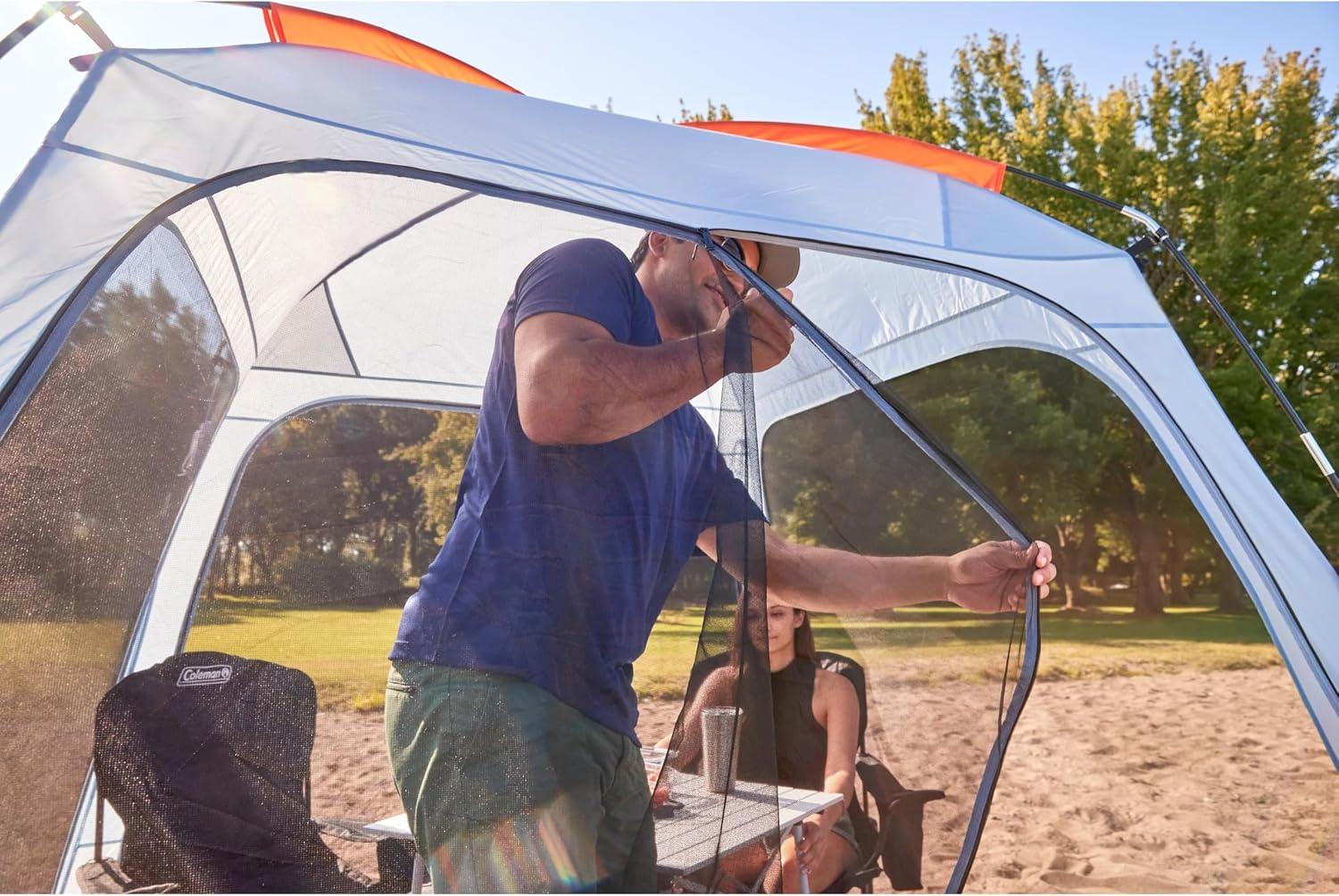 imageColeman Skyshade Screen Dome Canopy Tent 8x810x10ft Portable Screen Shelter with Easy Setup for BugFree Lounging Great for Beach Yard Picnic Park Camping ampamp MoreFog
