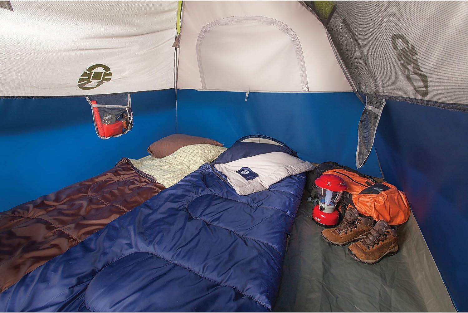 imageColeman Sundome Camping Tent with Rainfly 2346 Person Tent Sets Up in 10 Mins Weatherproof Shelter for Camping Festivals Backyard Sleepovers ampamp MoreNavy Blue