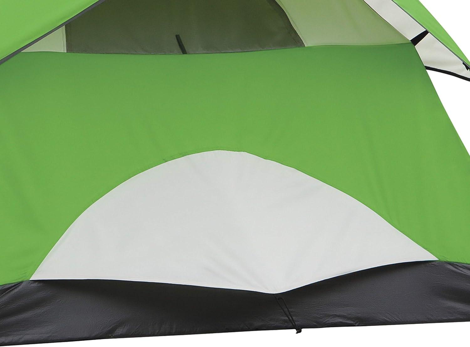 imageColeman Sundome Camping Tent with Rainfly 2346 Person Tent Sets Up in 10 Mins Weatherproof Shelter for Camping Festivals Backyard Sleepovers ampamp MorePalm Green