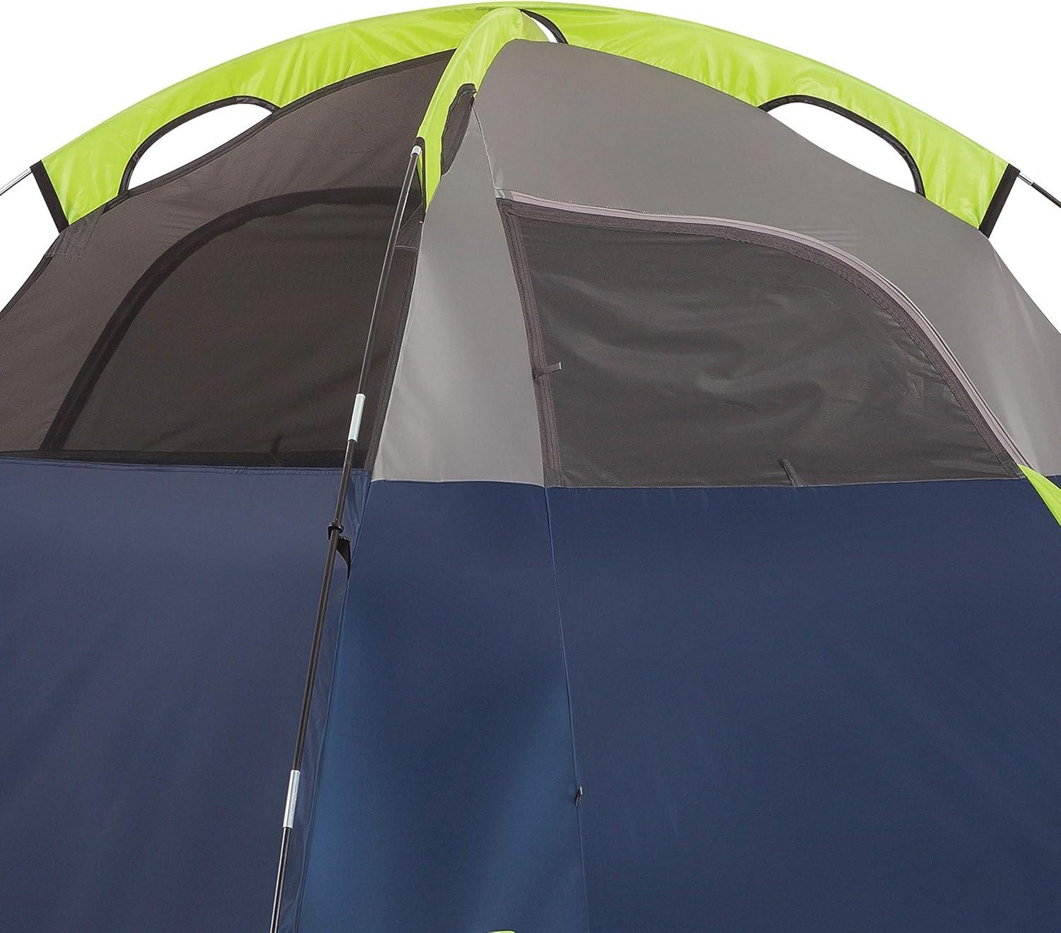 imageColeman Sundome Camping Tent with Rainfly 2346 Person Tent Sets Up in 10 Mins Weatherproof Shelter for Camping Festivals Backyard Sleepovers ampamp MoreNavy Blue