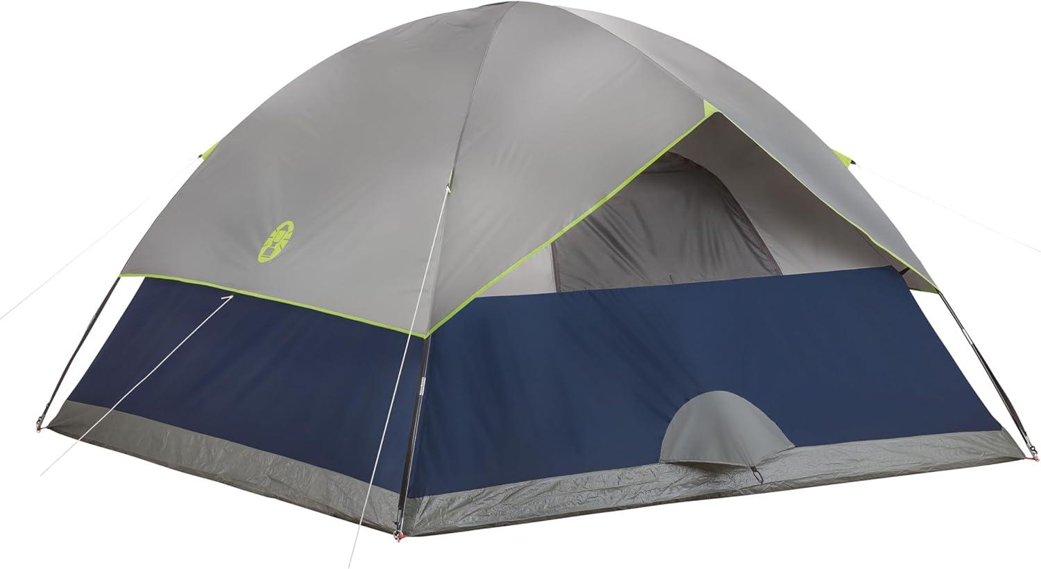 imageColeman Sundome Camping Tent with Rainfly 2346 Person Tent Sets Up in 10 Mins Weatherproof Shelter for Camping Festivals Backyard Sleepovers ampamp MoreNavy Blue
