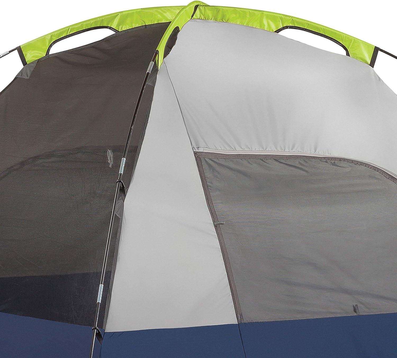 imageColeman Sundome Camping Tent with Rainfly 2346 Person Tent Sets Up in 10 Mins Weatherproof Shelter for Camping Festivals Backyard Sleepovers ampamp MoreNavy Blue