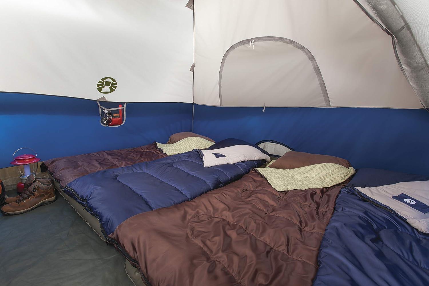 imageColeman Sundome Camping Tent with Rainfly 2346 Person Tent Sets Up in 10 Mins Weatherproof Shelter for Camping Festivals Backyard Sleepovers ampamp MoreNavy Blue