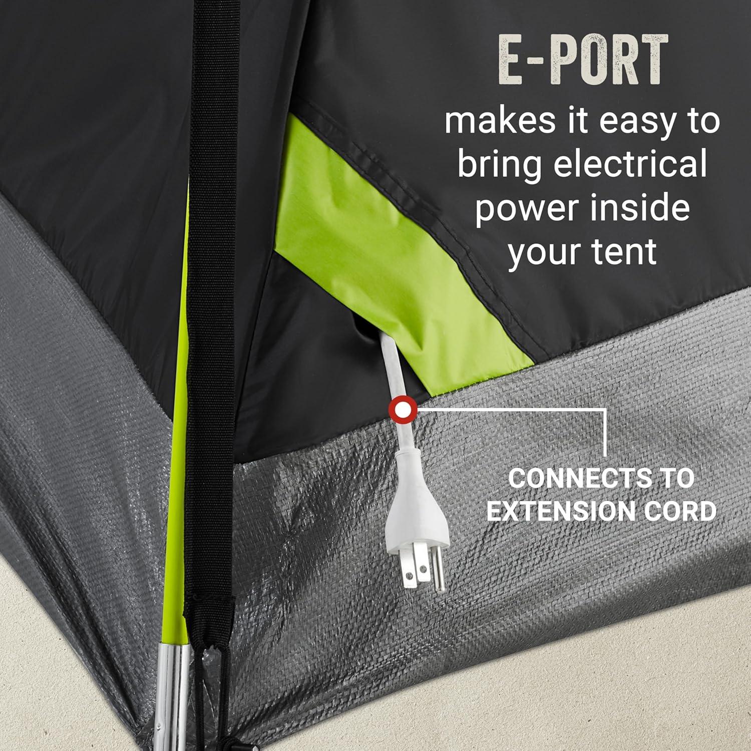 imageColeman Sundome Dark Room 46 Person Tent Blocks 90 of Sunlight to Keep Inside Cool Weatherproof Tent with Rainfly Sets Up in Minutes6Person