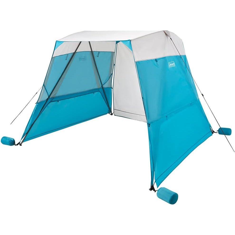 imageColeman Backpack Sun Shelter Portable 7x7ft Canopy Tent with Easy Setup Lightweight Shade Tent for Beach Park Sidelines ampamp More Backpack Carry BagPFASFree