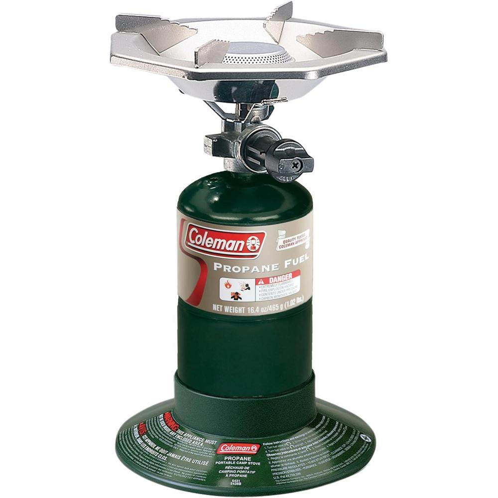 imageColeman BottleTop Propane Stove with Adjustable Burner Portable CampingBackpacking Cooker with 7650 BTUs of Power for Camping Tailgating Grilling ampamp More