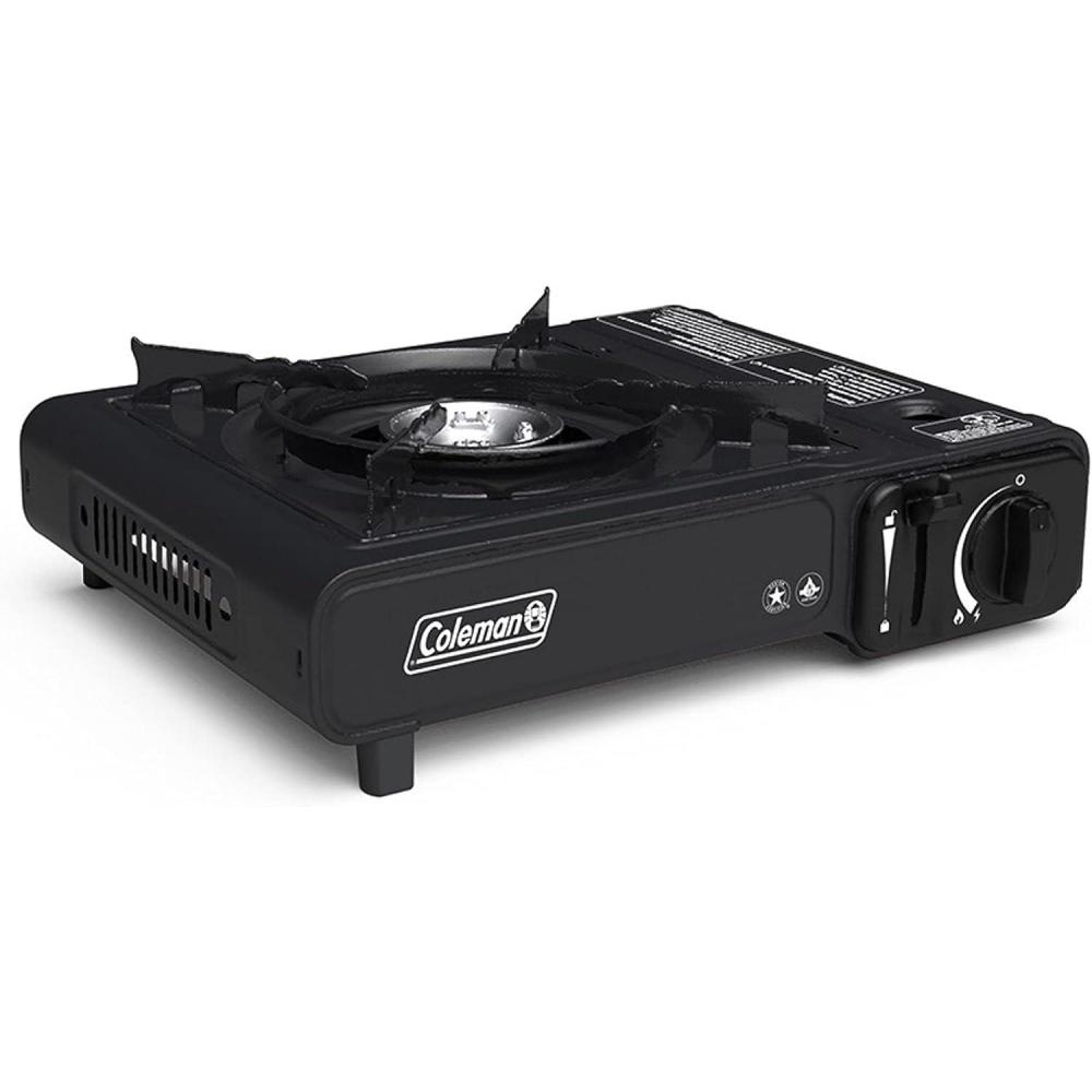imageColeman Classic 1Burner Butane Stove Portable Camping Cooktop with Carry Case ampamp InstaStart Ignition Adjustable Burner with 7650 BTUs of Power for Camping Grilling Tailgating ampamp More