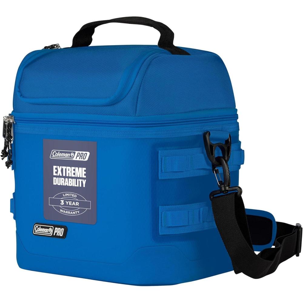 imageColeman Pro 24Can Premium Soft Cooler Lunchbox Fully Insulated Lid ampamp Body Stays Cold up to 35 Hours Great for Camping Tailgating Parties Sports Concerts Lunches ampamp MoreNeptune